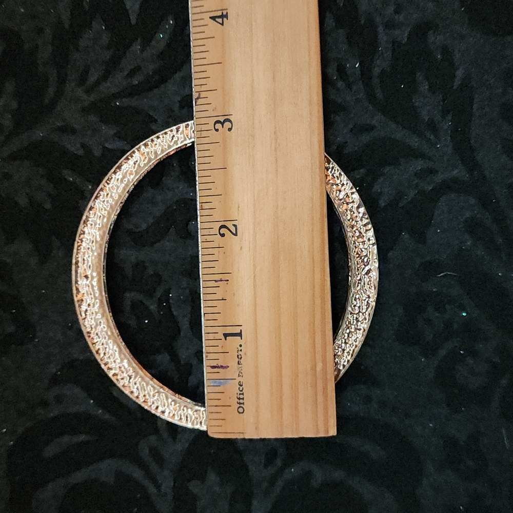 Red Rhinestone Bangle Bracelet - Picture 4 of 4